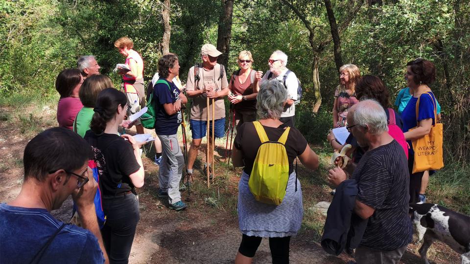 4.9.2022 El paisatge d’Argençola amb Ma. Àngels Solé  Argençola -  Martí Garrancho