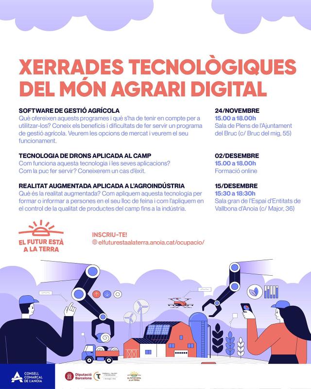 Xerrades tecnològiques del món agrari digital