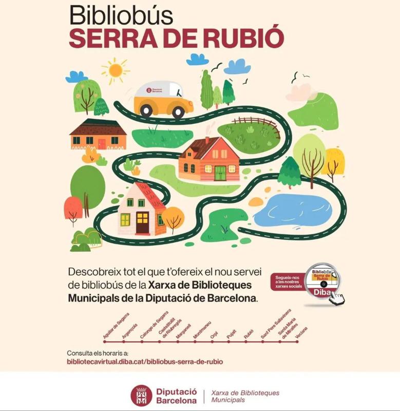 Nou servei de Bibliobús Serra de Rubió. - Argençola