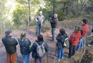 Argençola: Xavi Antonin de Cal Caseta durant la seva exposició  Martí Garrancho