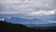 Albarells: Vista de Montserrat  Ramon  Sunyer