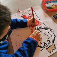 Argençola: Taller Pintem el Nadal  Martí Garrancho