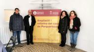 Porquerisses: L'alcalde i regidors/es de l'ajuntament d'Argençola en la inauguració del casal de Porquerisses  Martí Garrancho