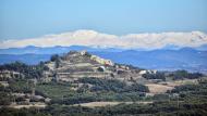 Argençola: Vista d'Argençola a l'hivern  Ramon  Sunyer