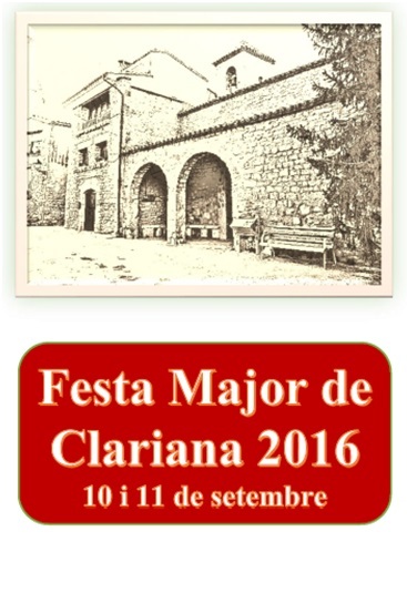 Festa Major de Clariana 2016