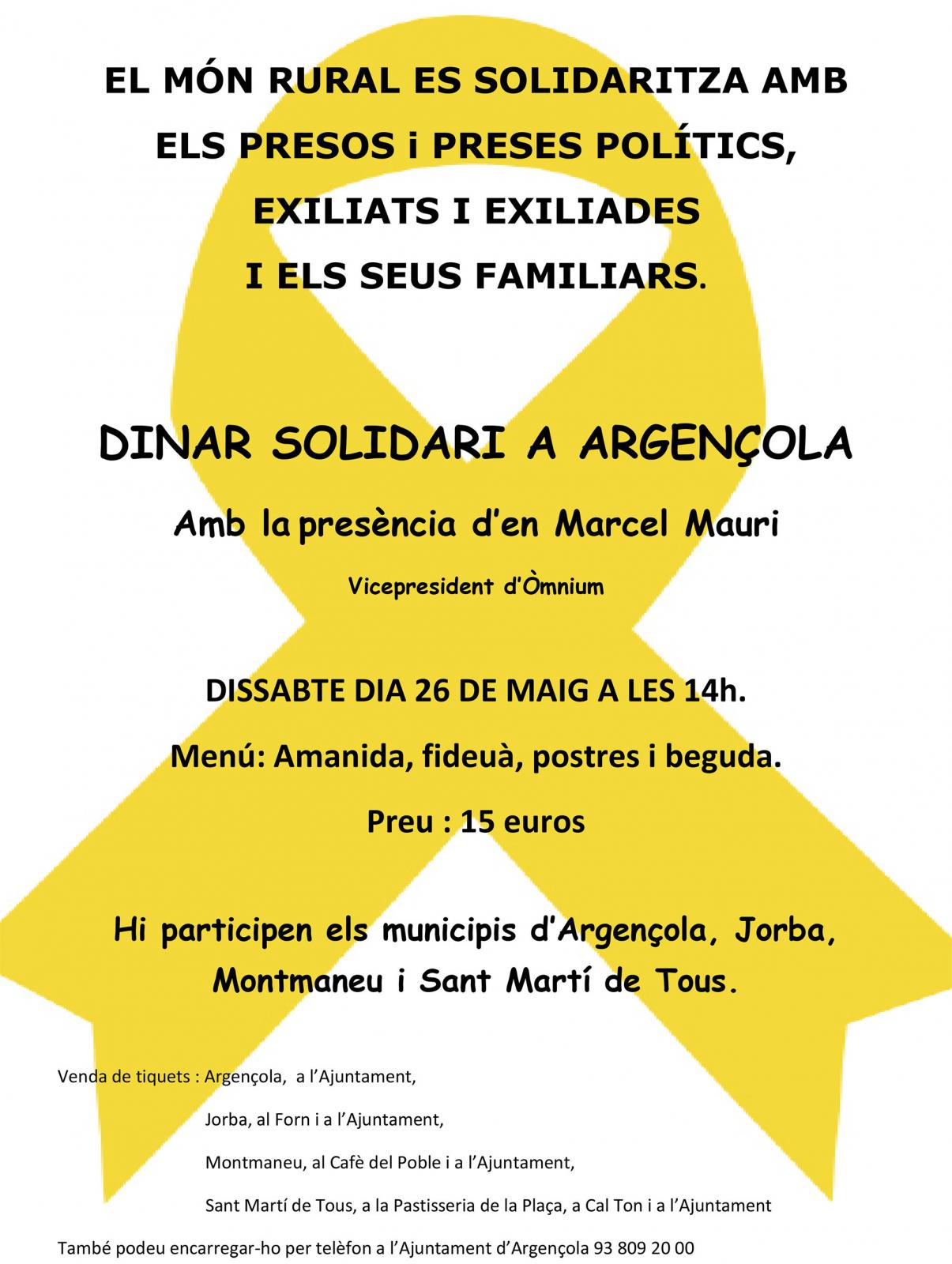 Dinar solidari d'Argençola, Jorba, Montmaneu i Sant Martí de Tous